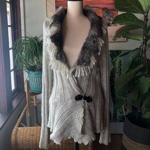 Alberto Makali Size Medium 10 12 Tan Brown Sweater